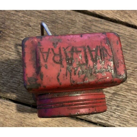 Vintage Niagra “Electric Lantern " Searchlight Red Flashlight Train Lamp Antique - Picture 2 of 9